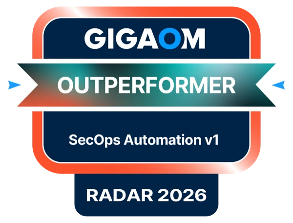 GigaOm Radar 2026 badge: Imperum named an Outperformer in SecOps Automation v1